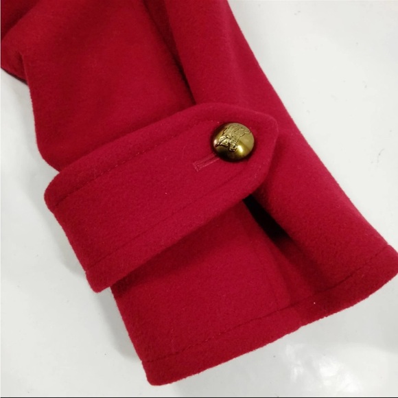 Burberrys Vintage Wool Double Breasted Coat - Picture 5 of 8